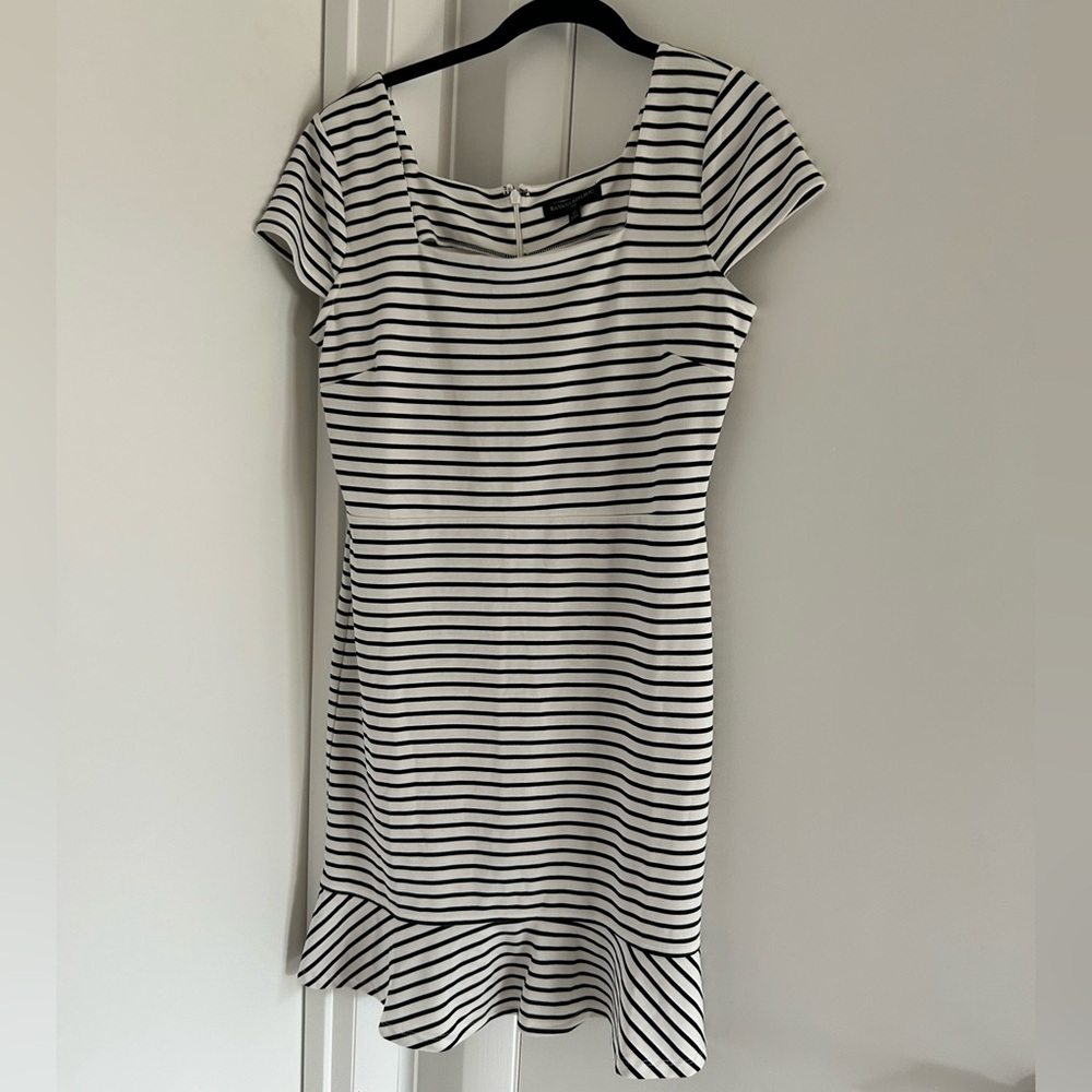 Banana Republic Black and White Striped Top